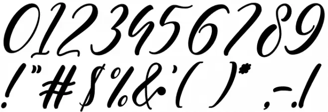 Farisky Marlline Font OTHER CHARS