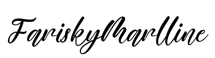 Farisky Marlline  Frei Schriftart Herunterladen