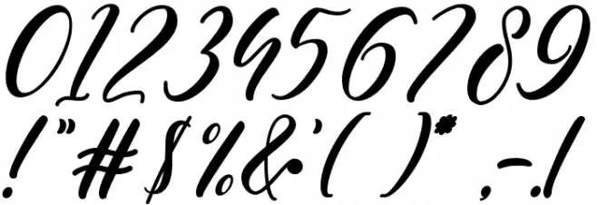 Farisky Marlline Font OTHER CHARS