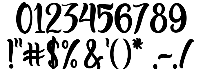 Fariste Qlark Font OTHER CHARS