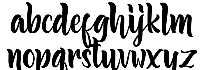 Fariste Qlark Font LOWERCASE