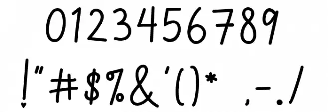 Faritta Font OTHER CHARS