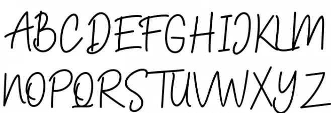 Faritta Schriftart Groß