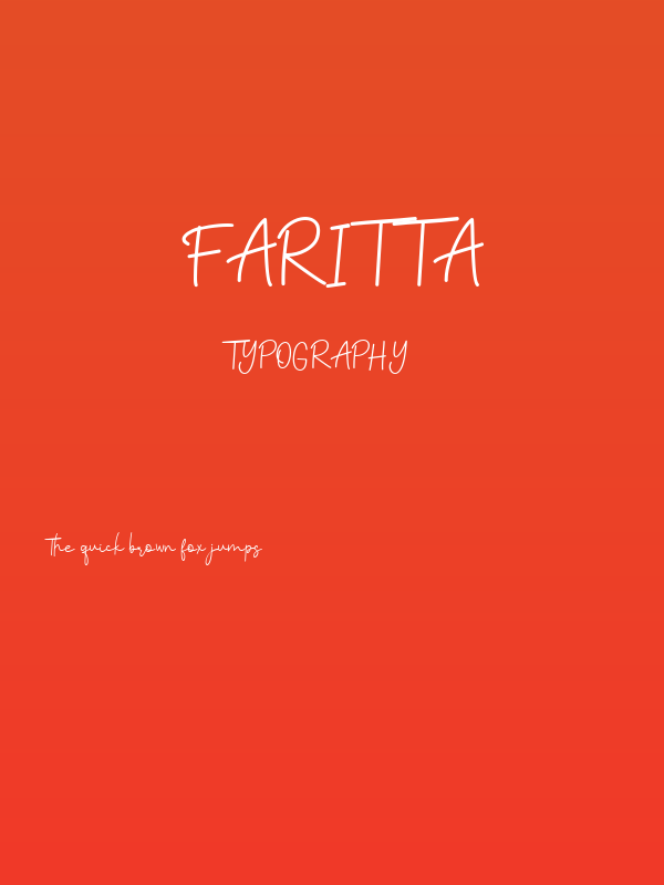 Faritta Poster
