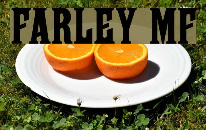 Farley MF Font examples