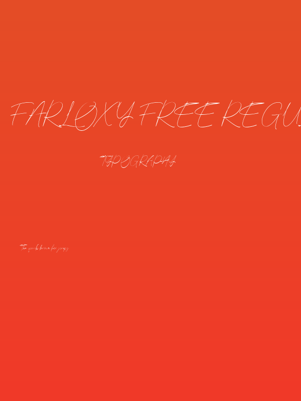 Farloxy Free Regular Poster