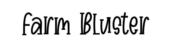 Farm Bluster  font caratteri gratis