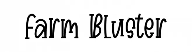 Farm Bluster  Скачать бесплатные шрифты