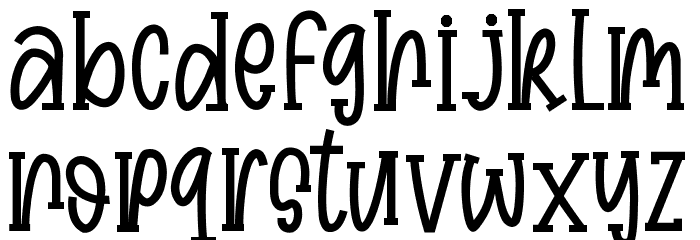Farm Bluster Font LOWERCASE