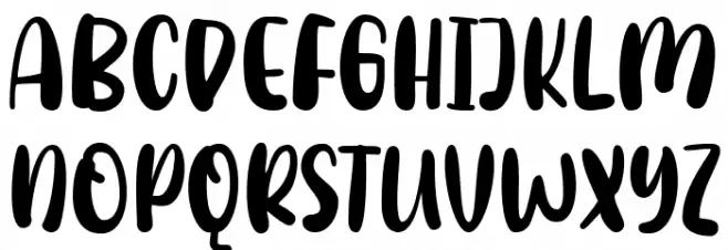 Farm Days Out Demo Font UPPERCASE