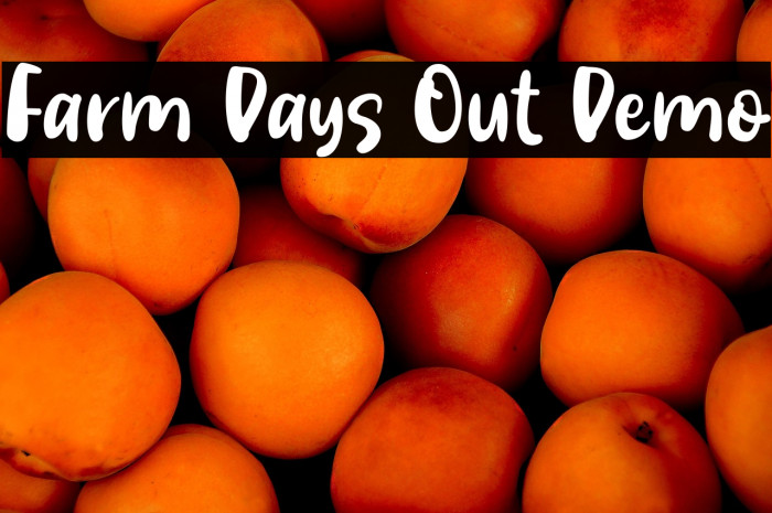 Farm Days Out Demo Example 2