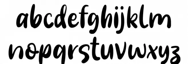 Farm Days Out Demo Font LOWERCASE