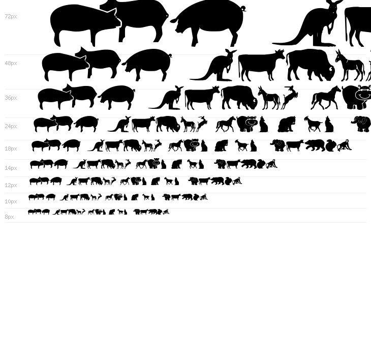 Farm & Wild Animals Waterfall