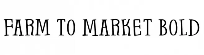 Farm to Market Bold  Frei Schriftart Herunterladen