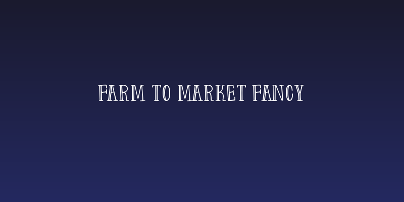 Farm to Market Fancy Social Header