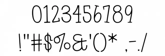 Farm to Market Font OTHER CHARS