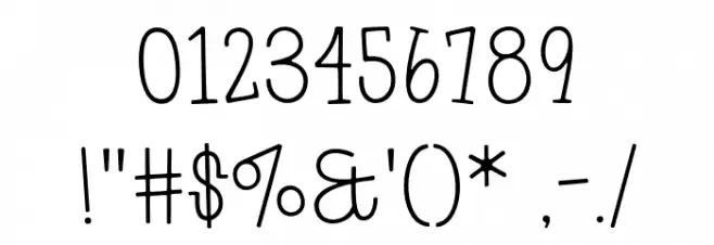 Farm to Market Font OTHER CHARS