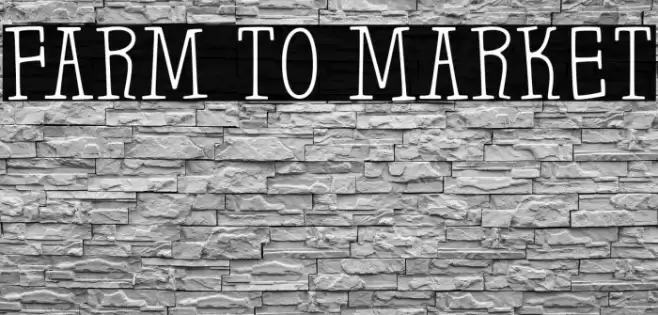 Farm to Market Font examples