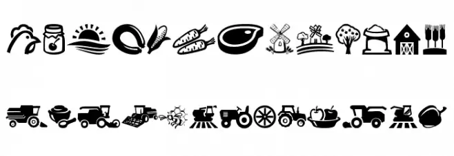 Farm خط أحرف صغيرة