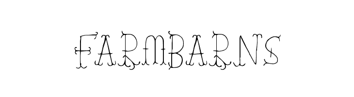 FarmBarns Font