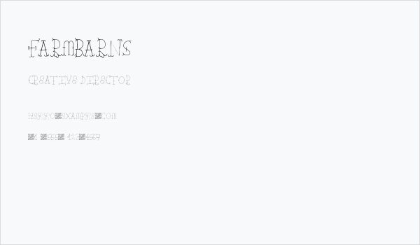 FarmBarns Business Card