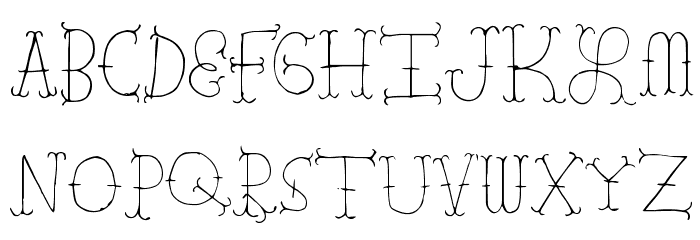 FarmBarns Font LOWERCASE