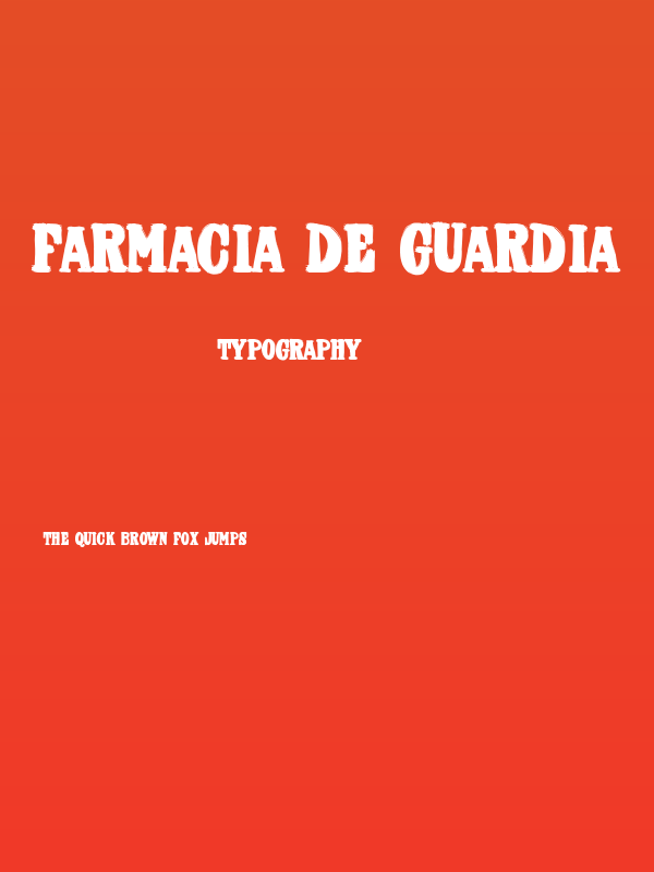Farmacia de Guardia Poster