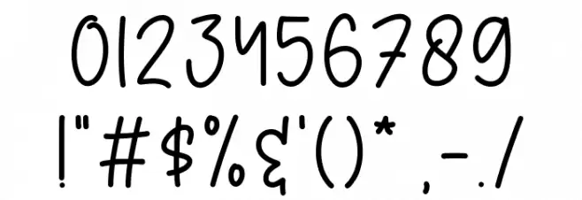 Farmers Market Font OTHER CHARS