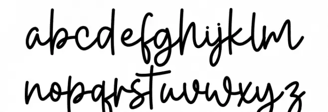 Farmers Market Font LOWERCASE