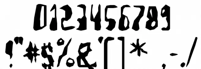 FarmersWrite Font OTHER CHARS