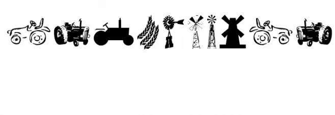 Farmfont Font OTHER CHARS