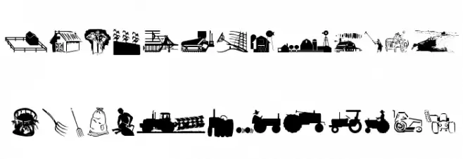 Farmfont Fuentes MINÚSCULAS