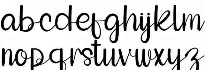 Farmhouse 1 Font LOWERCASE