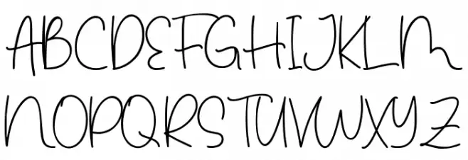 Farmhouse Greatness Script Caratteri MAIUSCOLE