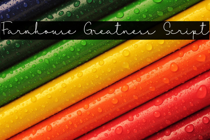 Farmhouse Greatness Script Example 3