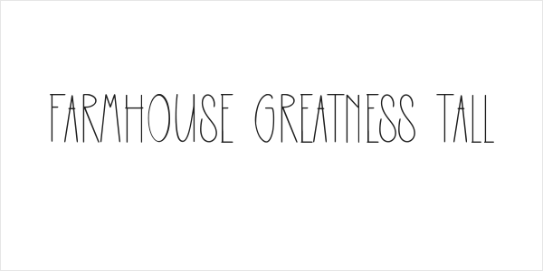 Farmhouse Greatness Tall Logo