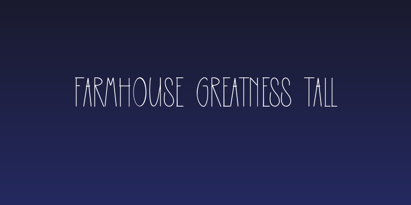 Farmhouse Greatness Tall Social Header