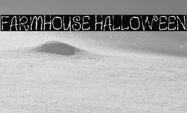 Farmhouse Halloween Font examples
