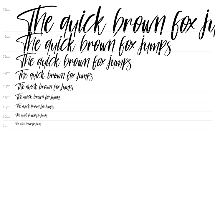 Farmhouse Italic Waterfall