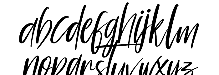 Farmhouse Italic Font LOWERCASE