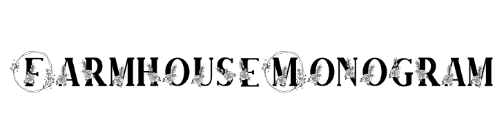 Farmhouse Monogram  免费字体下载