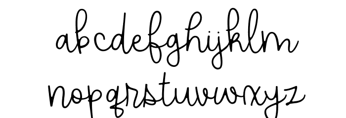 Farmhouse Rooster Demo Font LOWERCASE