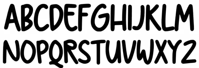 Farmhouse Village A Schriftart Groß