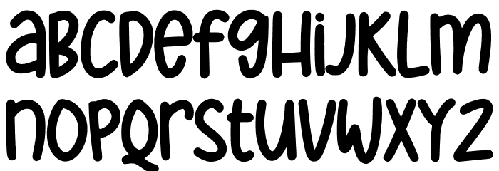 Farmhouse Village A Font LOWERCASE