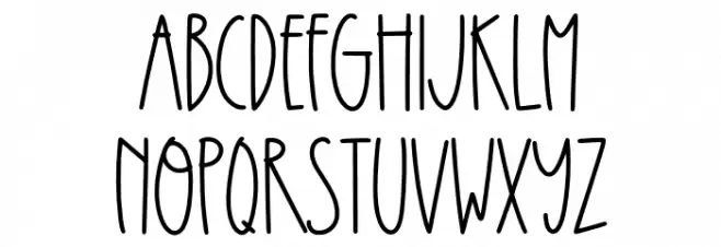 Farmhouse Village B Schriftart Groß