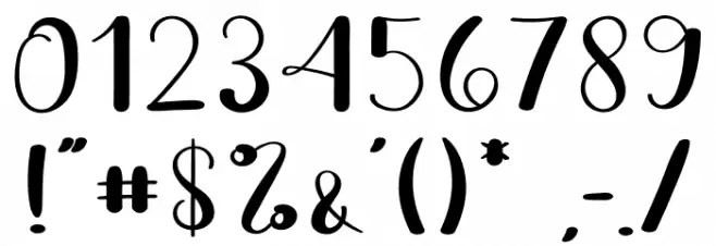 Farmhouse Font OTHER CHARS