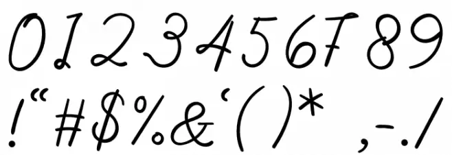 Farmhouse Font OTHER CHARS