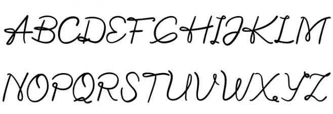 Farmhouse Font UPPERCASE
