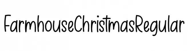 FarmhouseChristmasRegular  Descarca Fonturi Gratis