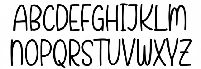 FarmhouseChristmasRegular Caratteri MAIUSCOLE